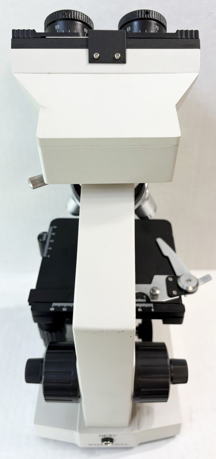 OMAX M82E Binocular Compound Microscope LED Mechanical Stage 4X 10X 40X 100X