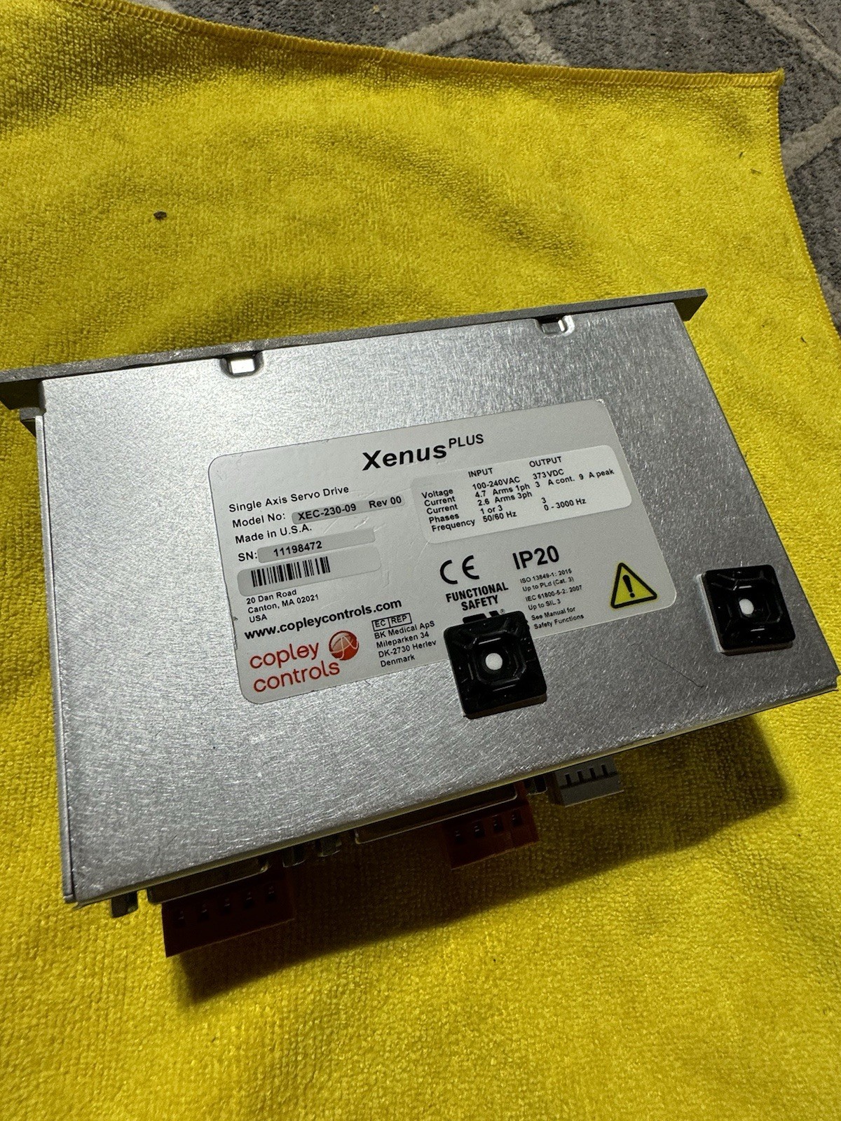Copley Controls Xenus Plus XEC-230-09 Single Axis AC Servo Drive 3-Phase 3kVA