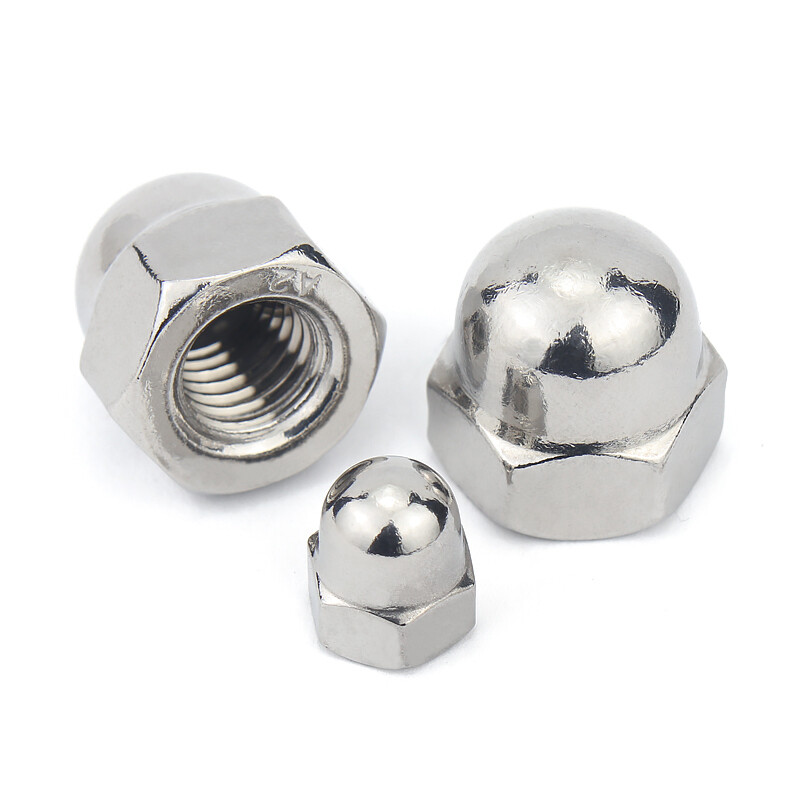 M3 M4 M5 M6 M8 M10 M12 304 Stainless Steel Acorn Nuts Cap Nuts