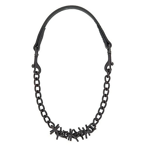 Weaver Oil Rub Prong Goat Collar 24in Black