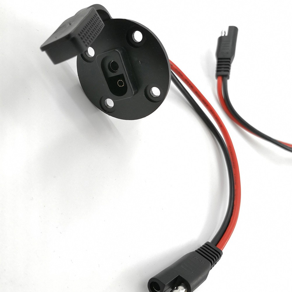4Sets Sae Quick Connect Plug Mount Cable for Solar Panel DIY Durable ABS Copper