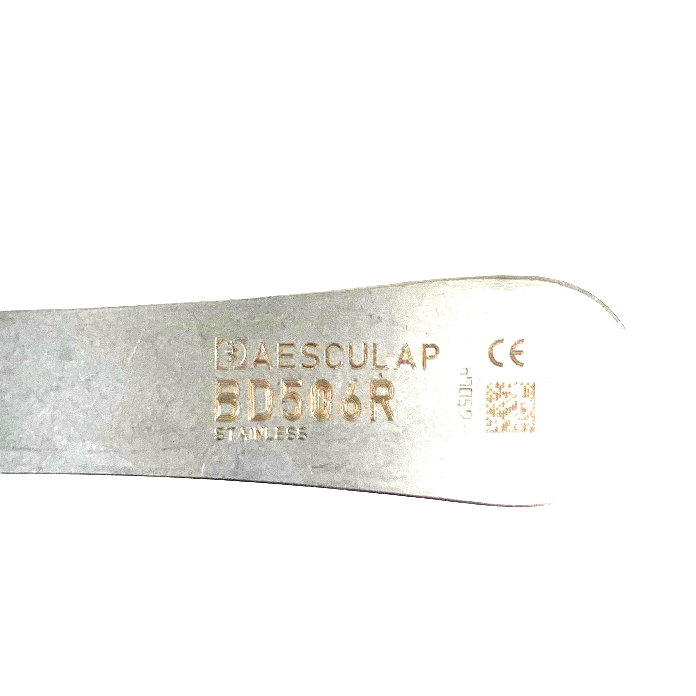 AESCULAP BD508R 4 3/4 INCH DELICATE STRAIGHT ADSONS FORCEPS. 1X2 TEETH