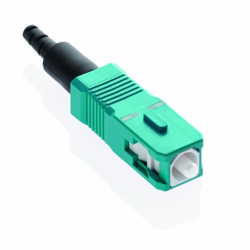 Leviton 49991-LSC FastCAM SC Connector, Aqua, 50/125um Multimode