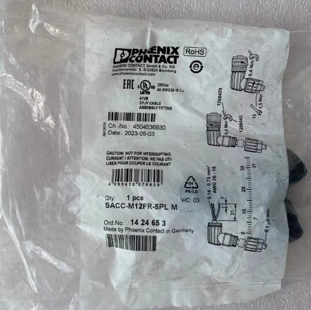 1Pcs New Phoenix connector SAC-M12FR-5PL M 1424653
