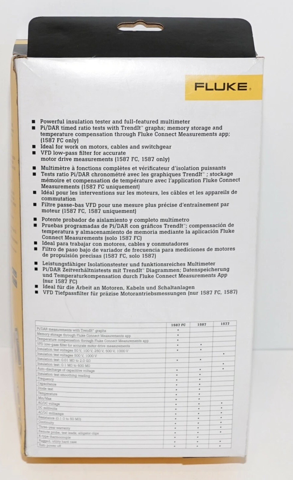 Fluke 1587 FC Insulation Multimeter