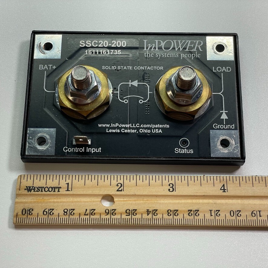 InPower SSC20-200 Solid State Disconnect Switch, 200A Over Shutdown – USA