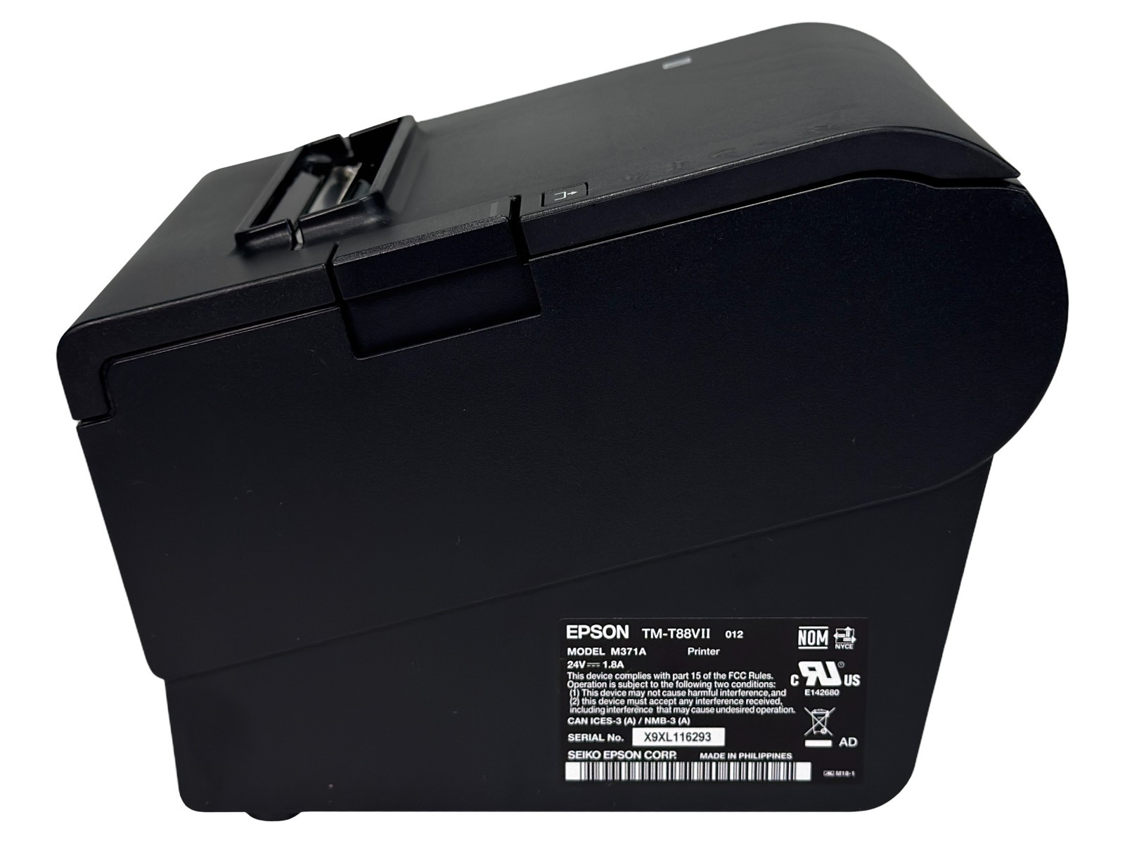 TESTED Epson TM-T88VII M371A Compact POS Thermal Receipt Printer IDN USB LAN