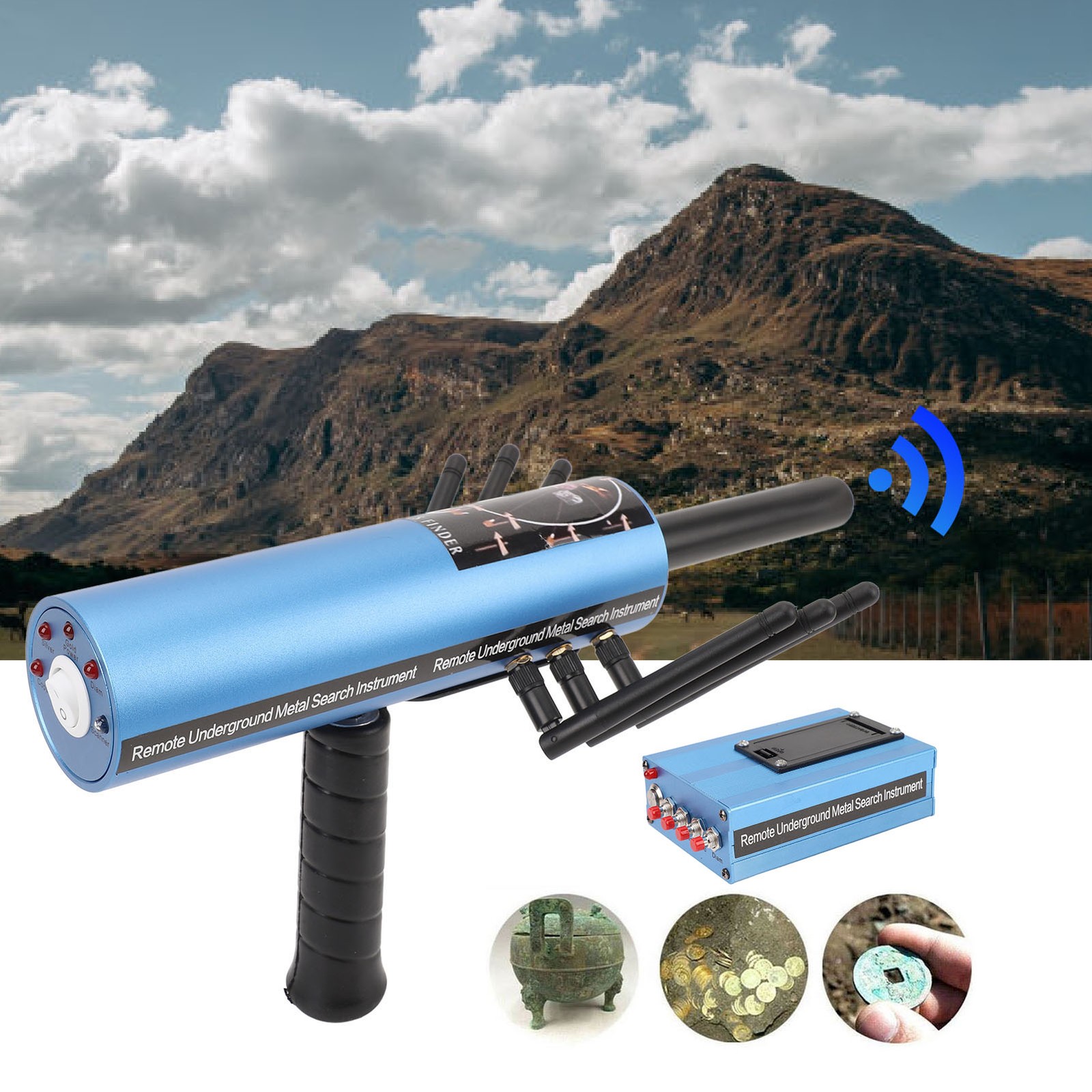 Metal Detector Remote Search System Professional Metal Finder with Self-check