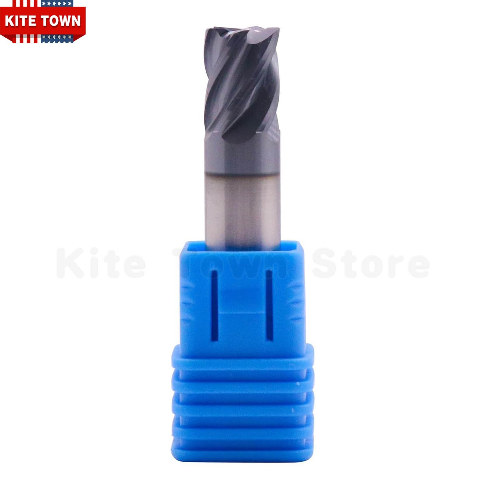 3/8″ 5 Flute Variable Helix Carbide End Mill – .020 Corner Radius – AlCrN Coated