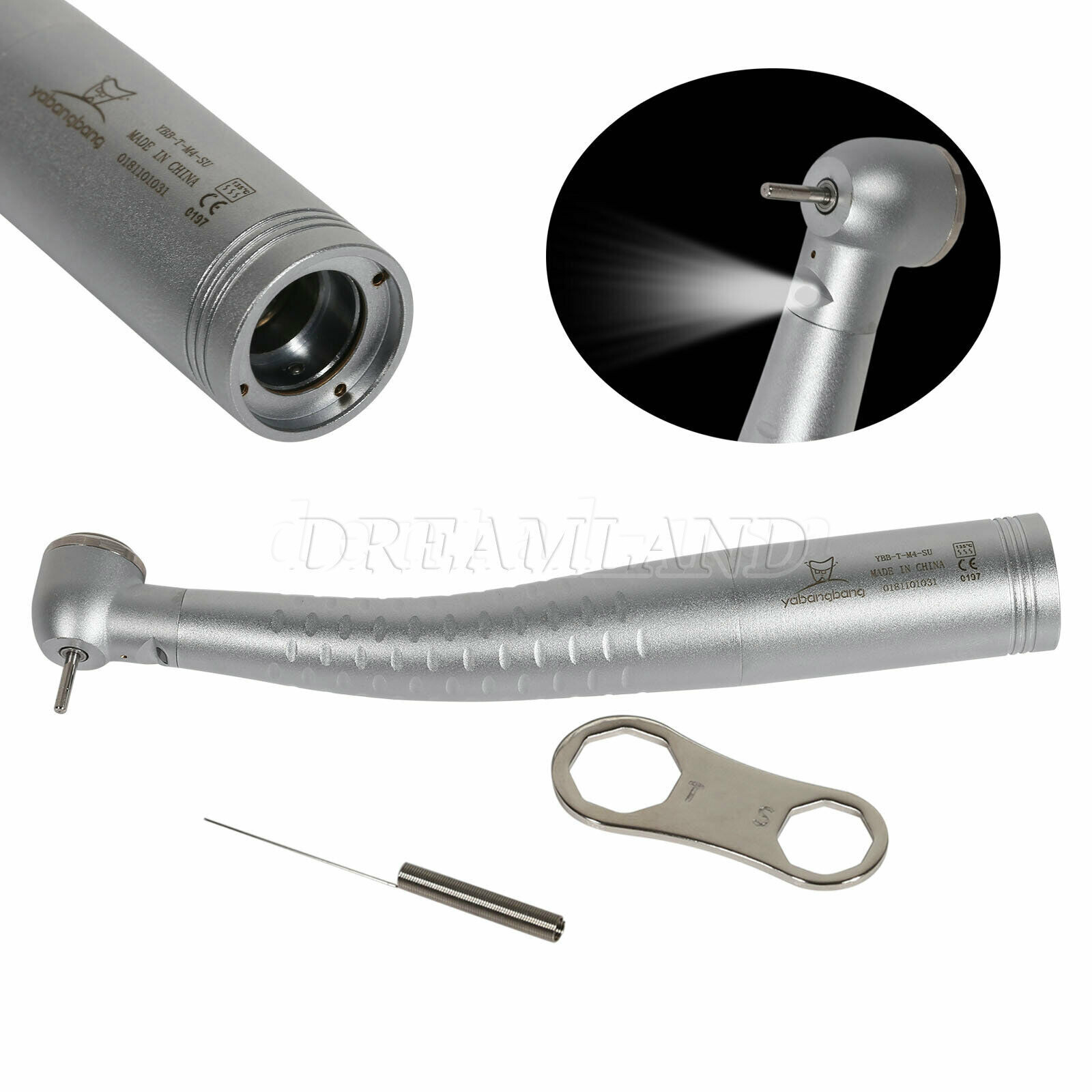 Yabangbang Dental Fiber Optic High Speed Handpiece For KaV LED 4/6Hole Coupler