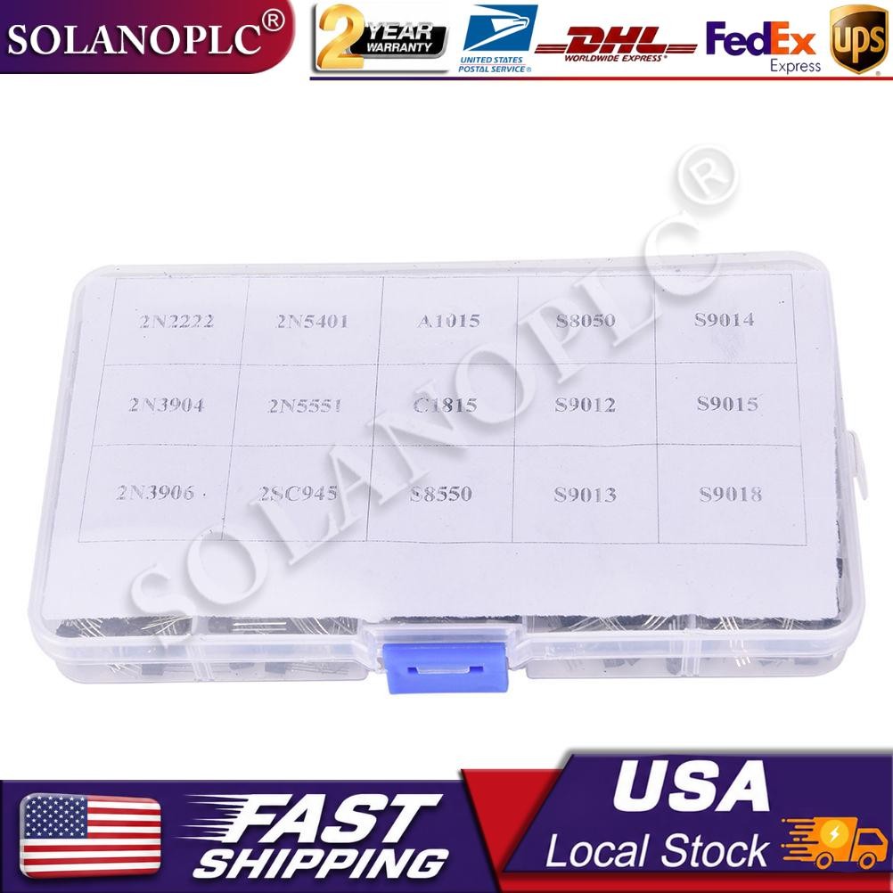 TO-92 Assortment NPN PNP DIY kit 15 value 600pcs Transistor