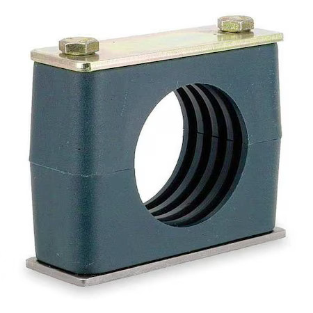 Zsi S3014s Vibration Dampening Beta Clamp, Single, 1/2 In Pipe, Steel Clamp,