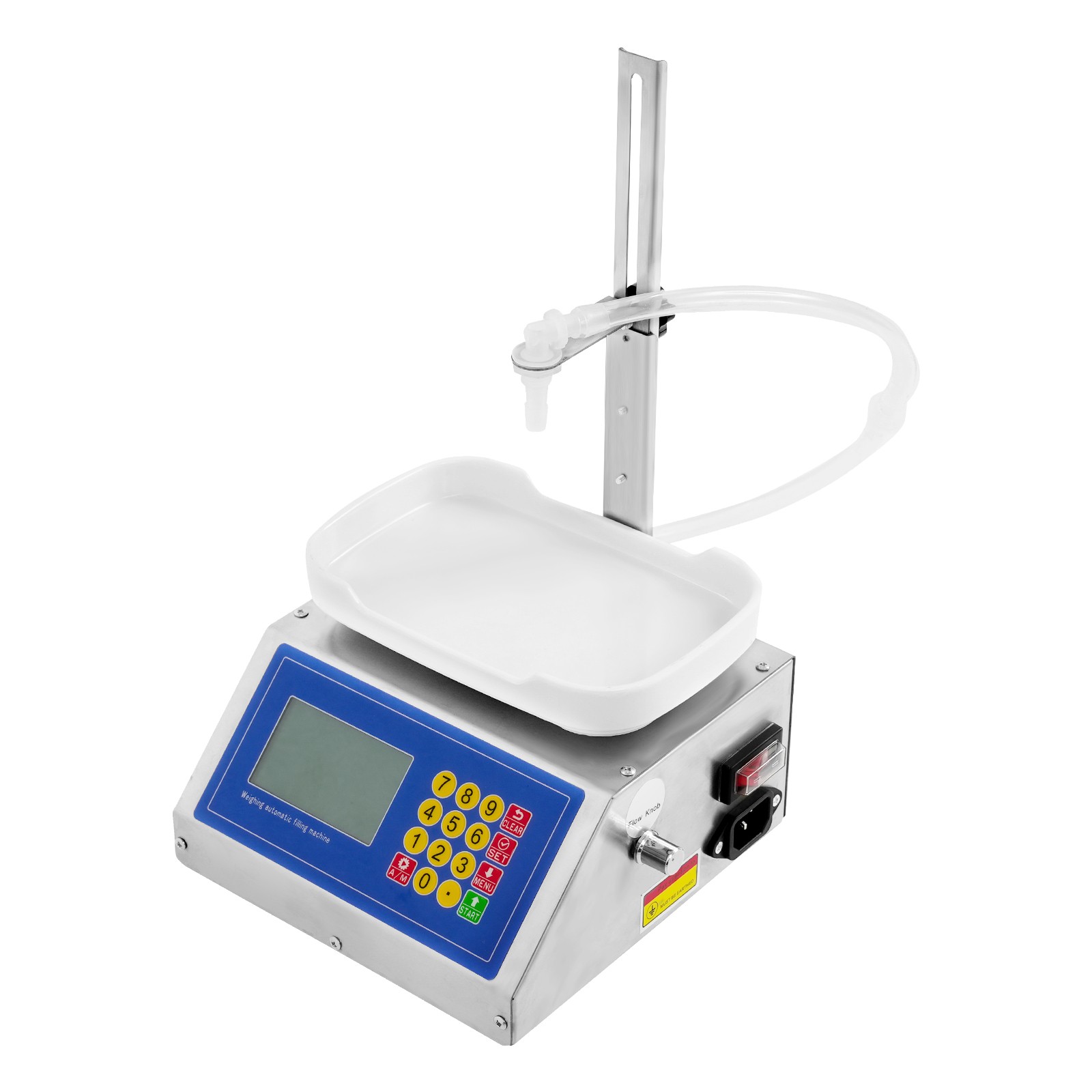 8g-3kg Automatic Weighing Quantitative Liquid Filling Machine 3.2L/0.7Gal/min