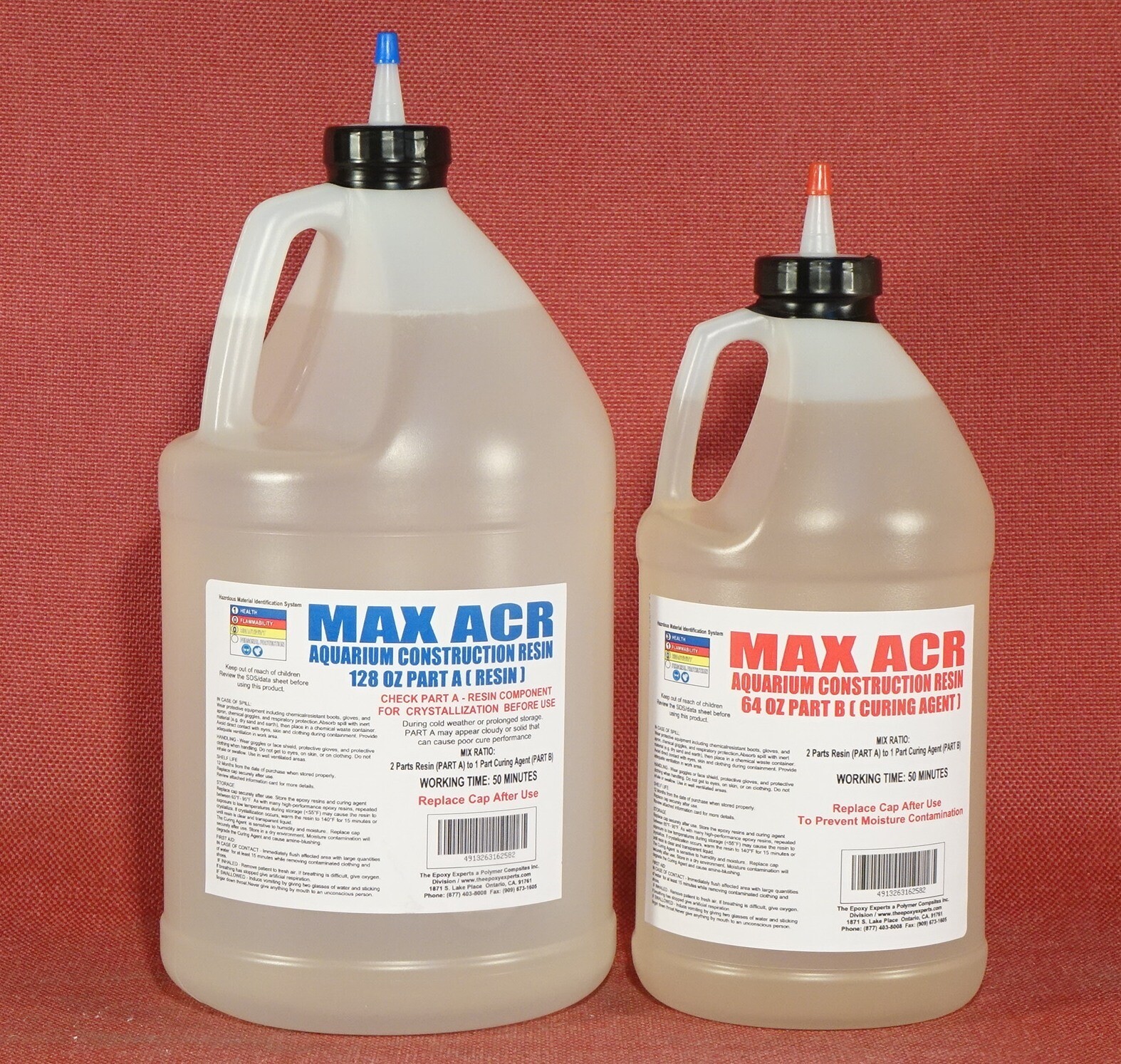 Aquarium Safe Epoxy Resin 4 Coating Fiberglassing -Salt/Fresh Tanks Ponds Builds