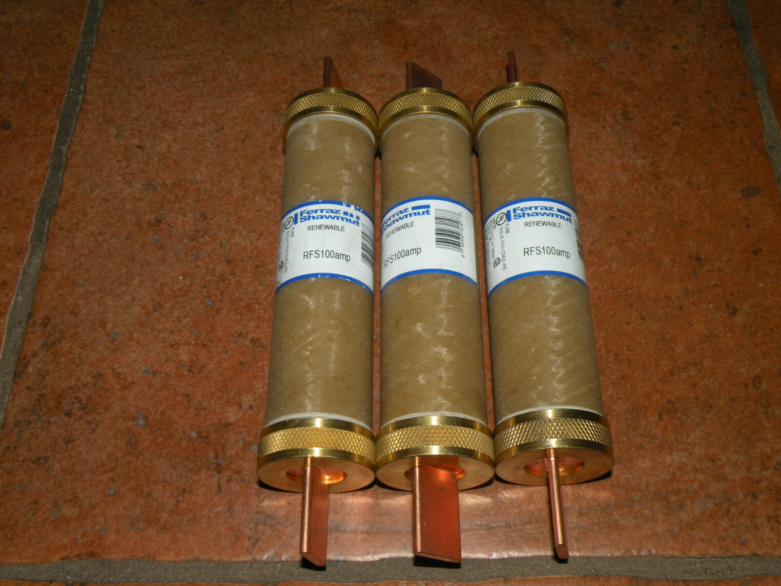 NEW (1) Ferraz Shawmut Renewable Fast Acting 100A Fuse RFS100AMP
