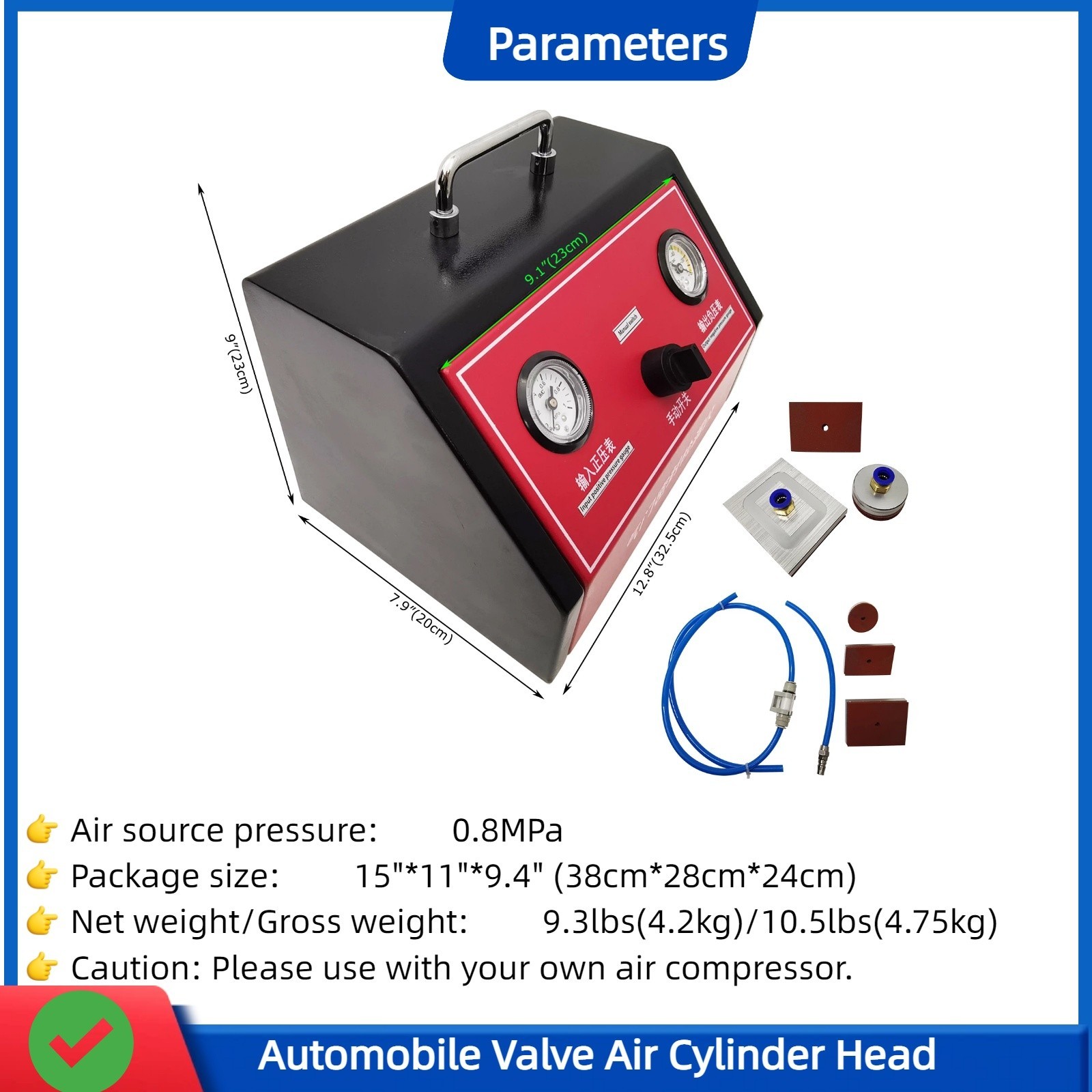 Automobile Valve Air Cylinder Head Vacuum Leak Detector Cylinder Cover Leakage
