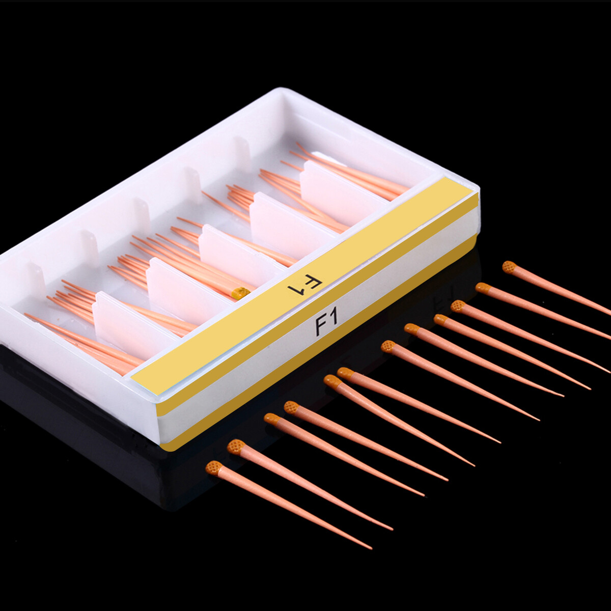 1-100 Packs Dental Endodontic Obturation Gutta Percha Points F1 F2 F3 AZDENT