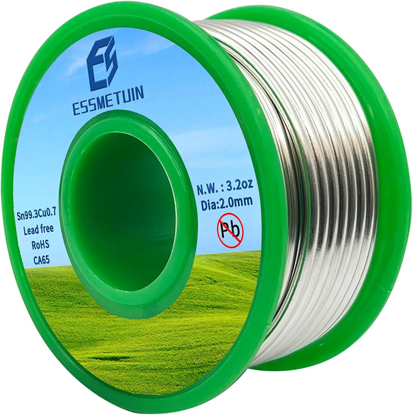 Lead Free Solder Wire(Sn99.3Cu0.7) For Plumbing Solder/Stained Glass/Crafts/J…