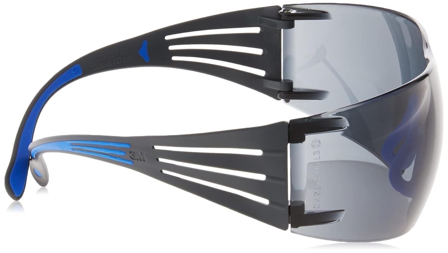 3M SecureFit Safety Glasses SF402SGAF-BLU, Blue/Gray
