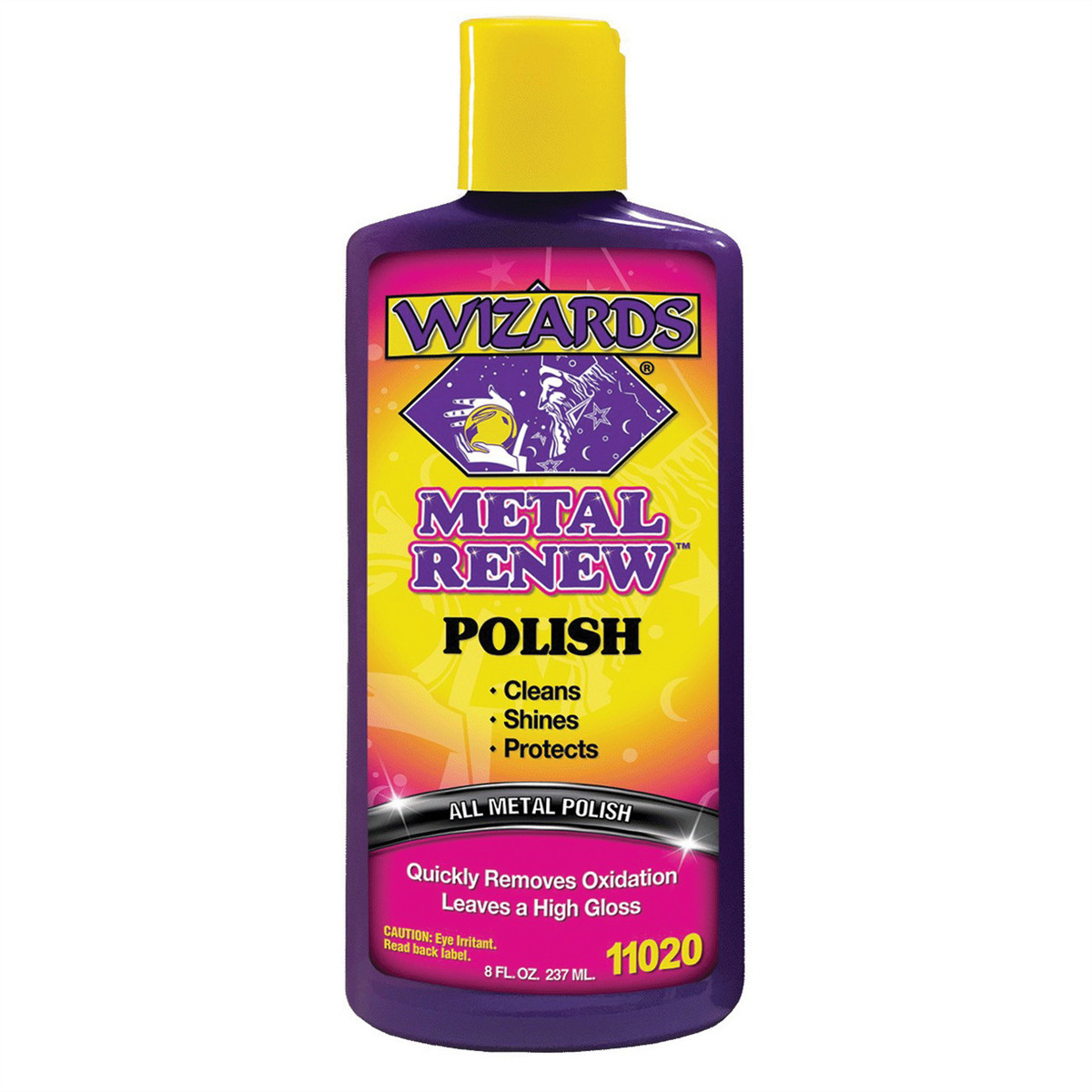 WIZ.11020 Wizards Products Metal Renew 11020 Polish, 8 oz Squeeze Bottle, Off-W