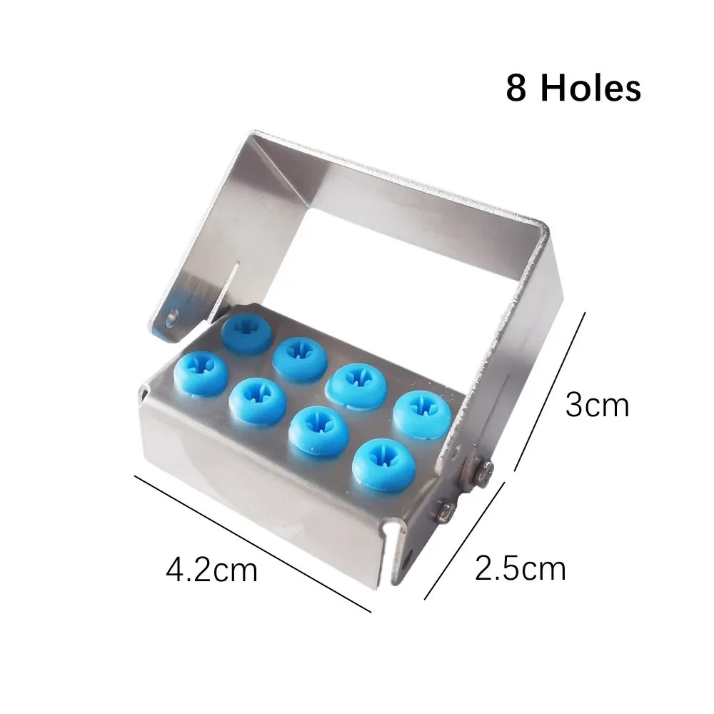 8/12/30 H Dental Bur Holder Sterilizer Case Autoclavable Endo File Drills Block