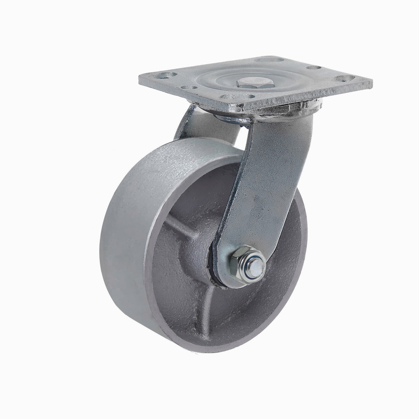 5″x2″Heavy Duty Caster Steel Cast Iron Wheel,Caster,Capacity1000-4000LB