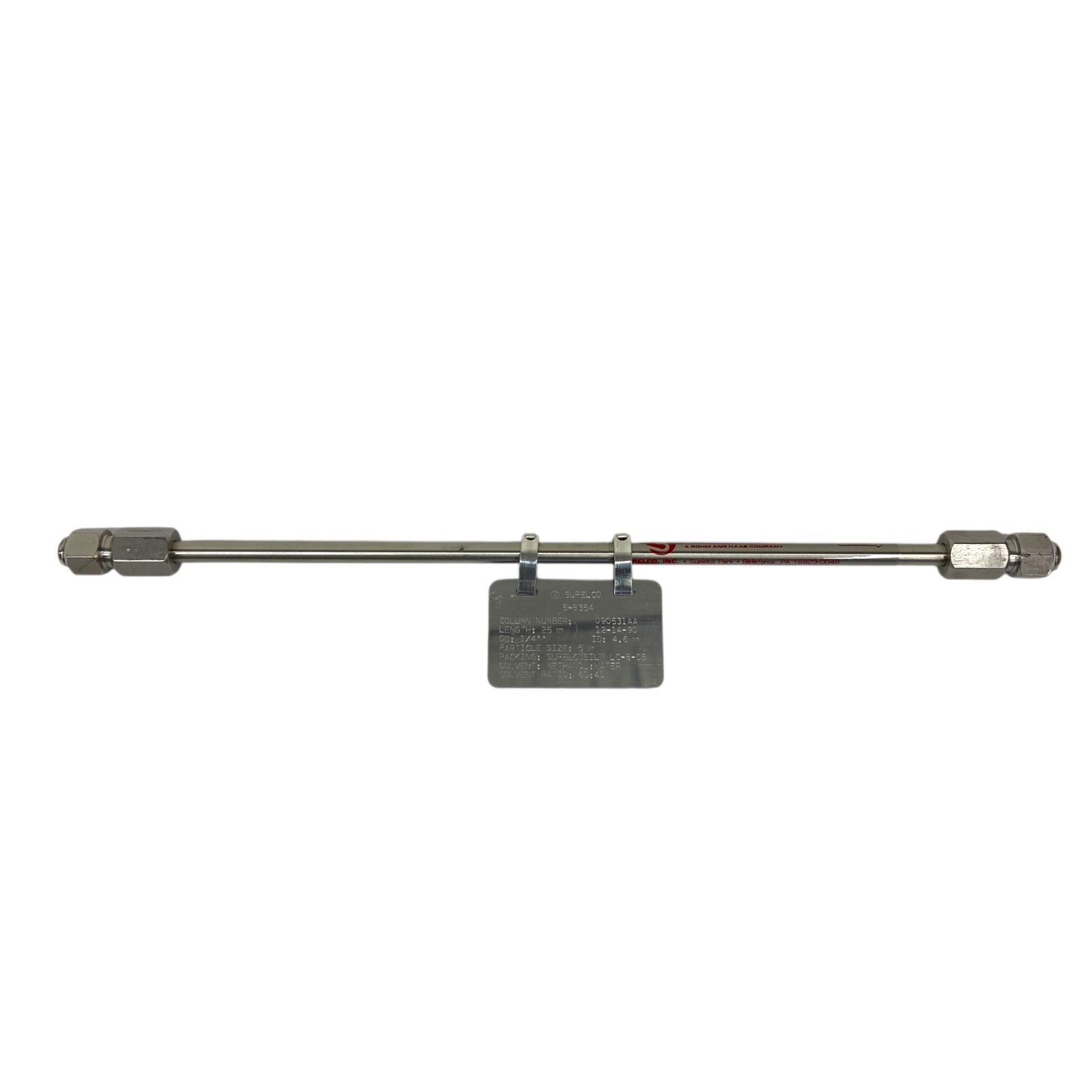Supelco Supelcosil LC-8-DB HPLC Chromatography Column 25cm 5um 090531AA