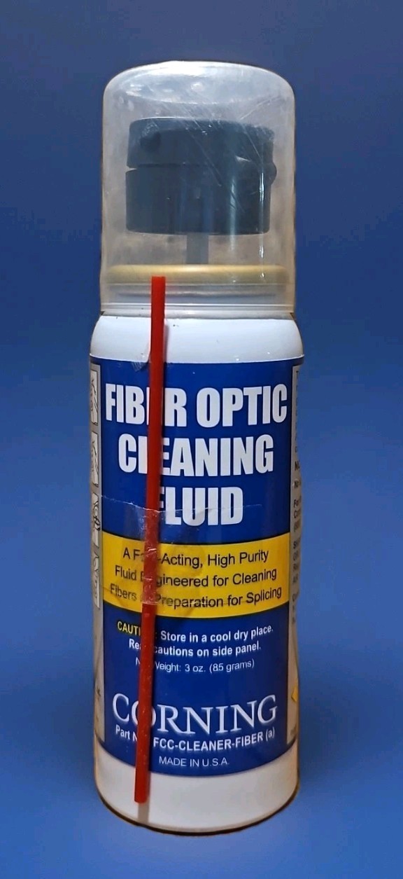 Corning 2104494-01 Fiber Optic Cleaning Fluid FCC-CLEANER-FIBER *FAST FREE SHIP*