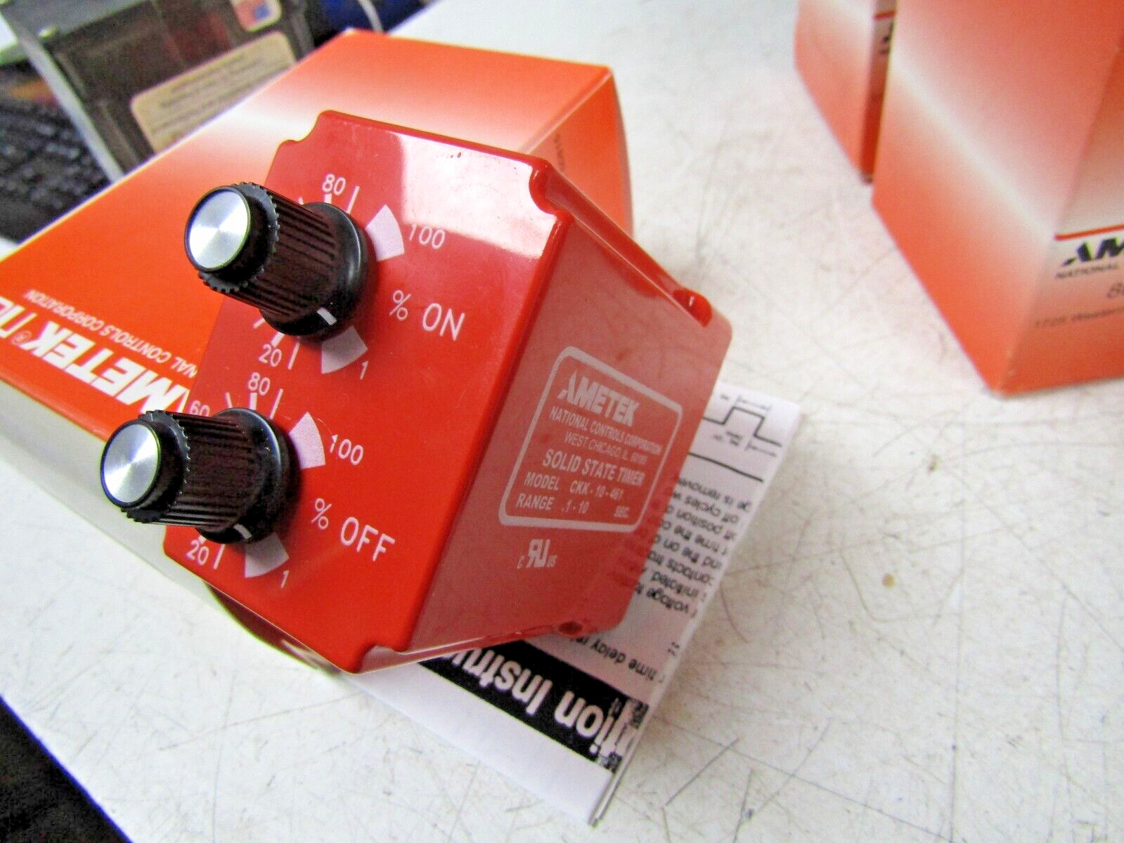 🔥NEW AMETEK NCC 1-10 SECOND TIMER CKK-10-461 120VAC CKK00010461