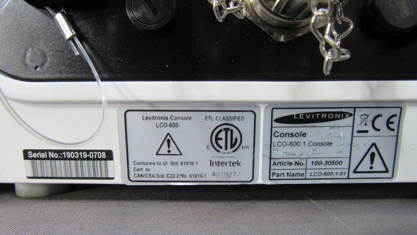 Levitronix PuraLev LCO-600.1 Pump Console with 2X LPM-600.5 SU/MU Motor Drives