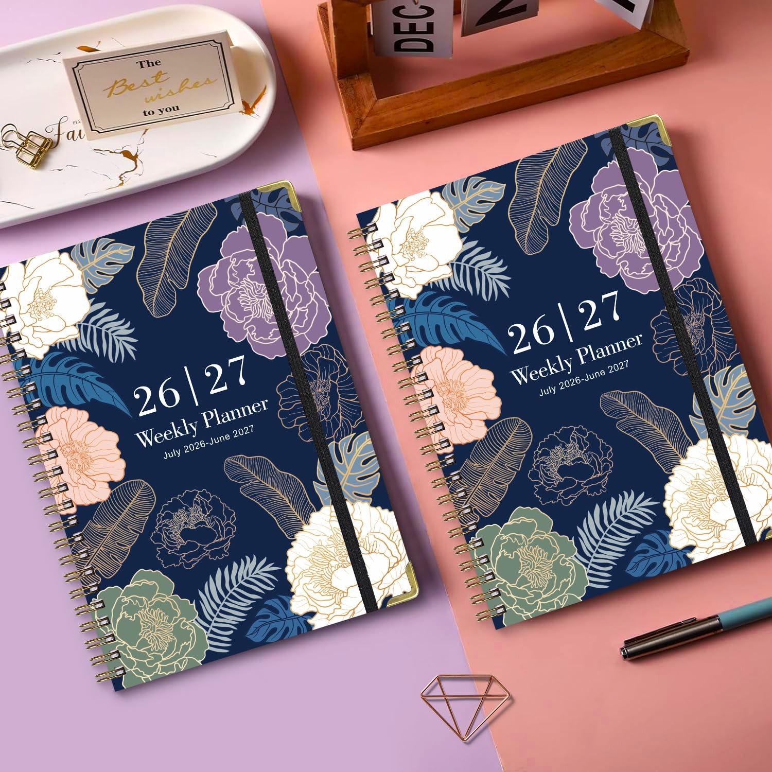 Planner 2026-2027,Agenda 2026-2027, July 2026 to June 2027 Monthly Weekly