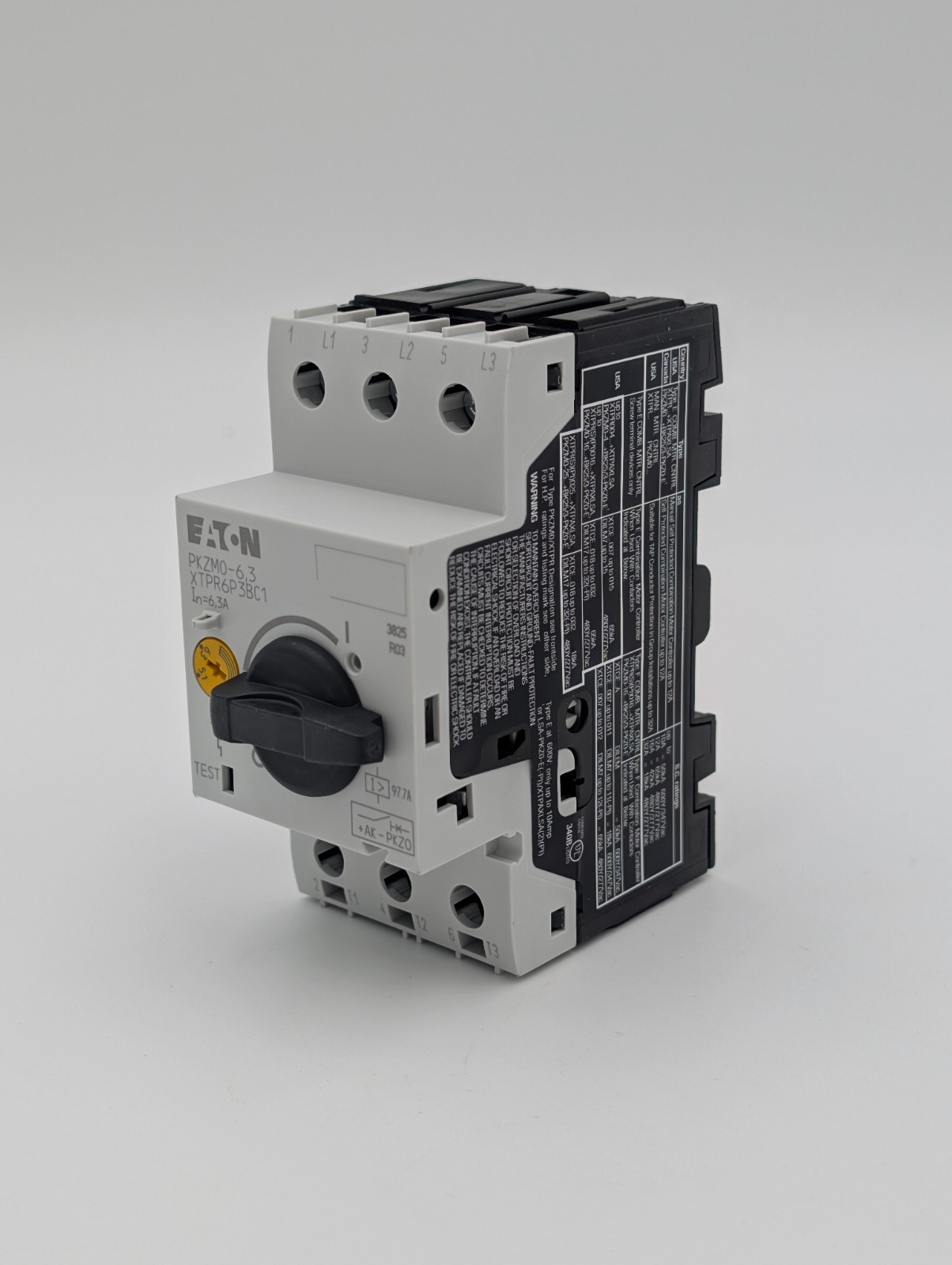 EATON Thermal Magnetic Circuit Breaker Motor Protect PKZM0-6.3 2.2 kW US New