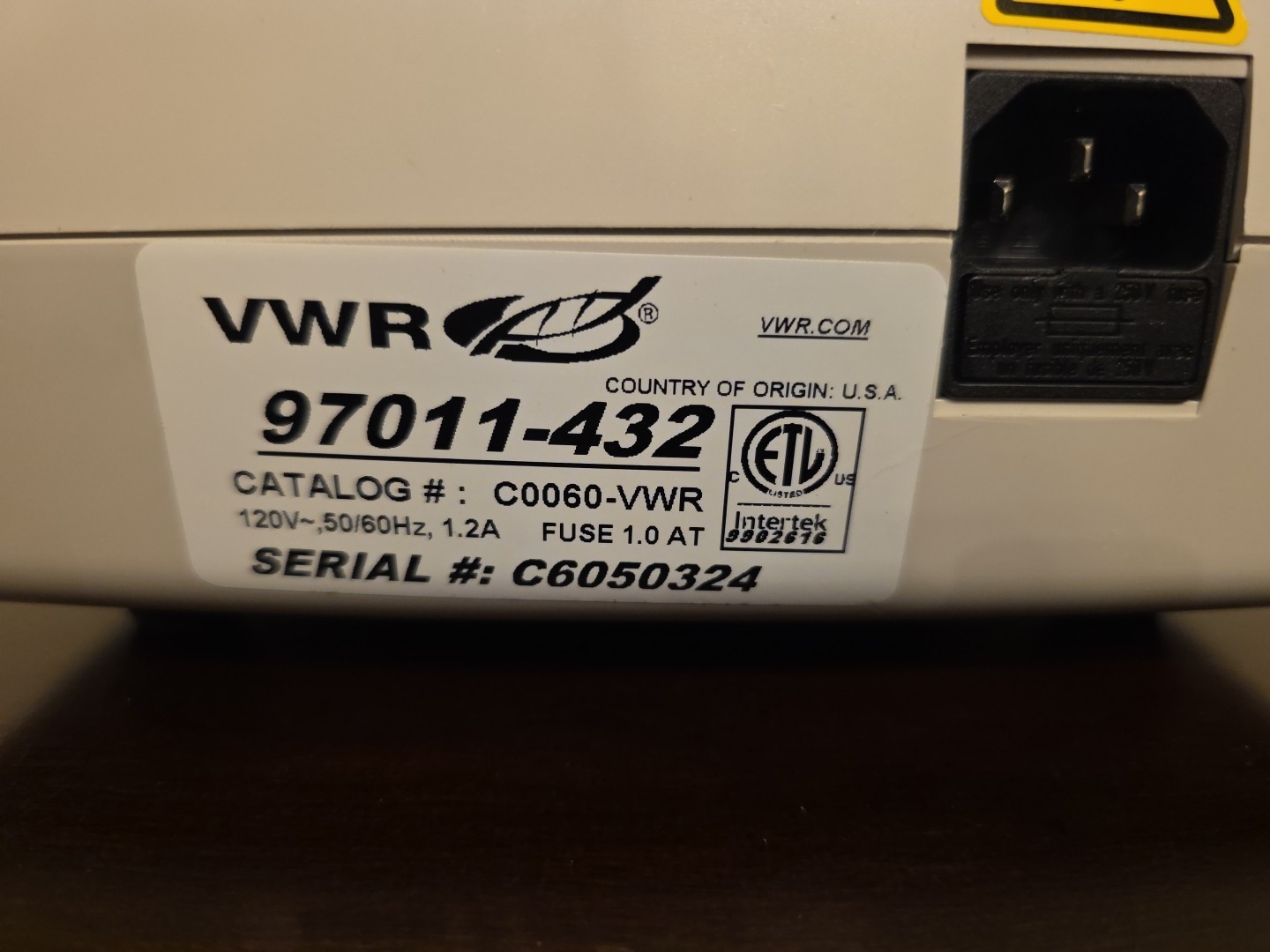 VWR Clinical 100 C0060-VWR Lab Grade Centrifuge. No Box Never Used