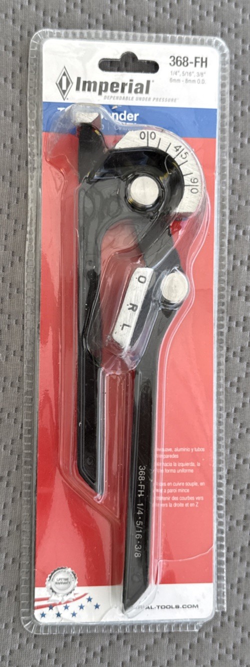 Imperial Tool for 3/16", 1/4", 5/16", and 3/8", Black