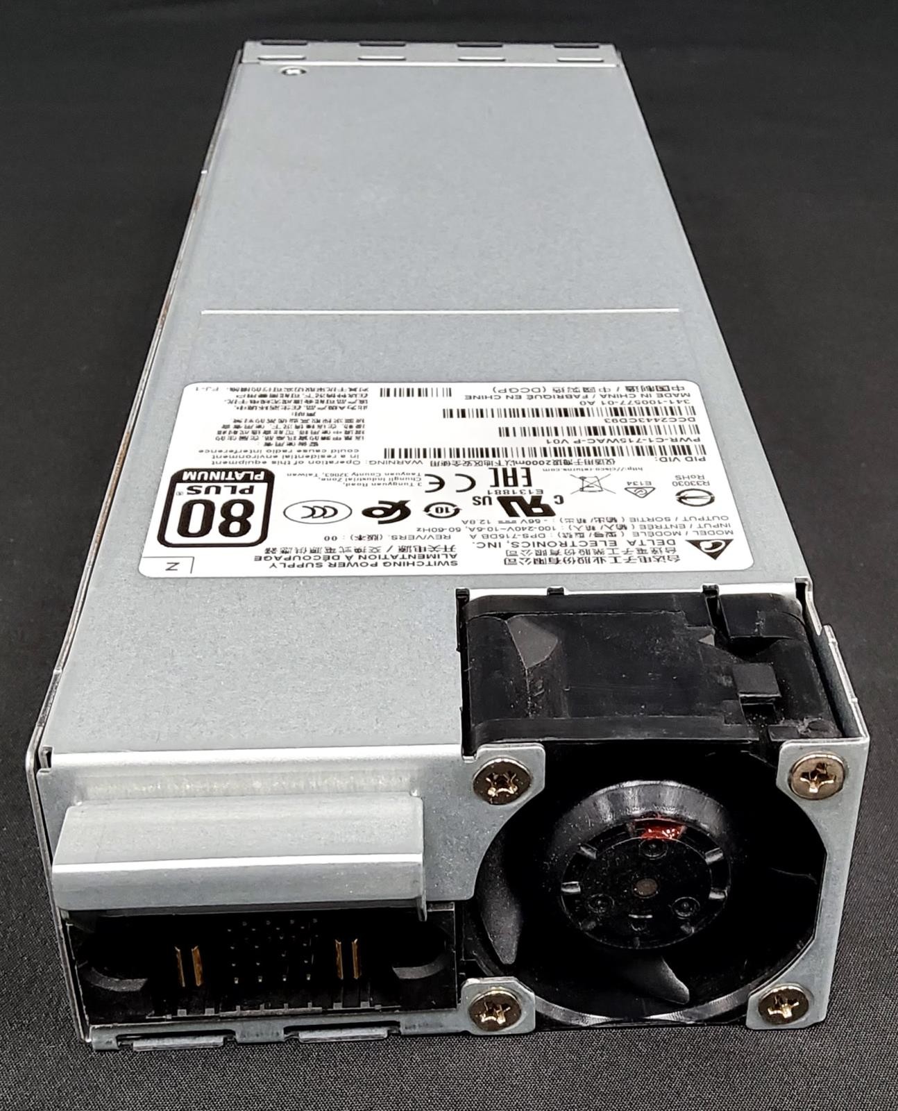 Cisco PWR-C1-715WAC-P 715W Power Supply for 9300 Series Switches
