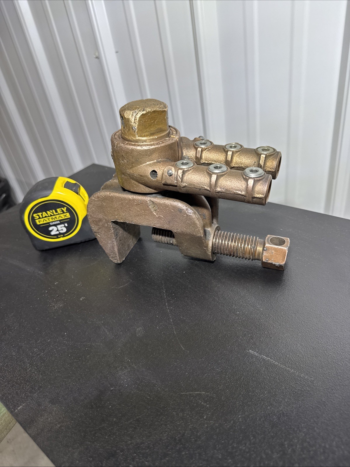 Roto Ground Clamp, Tweco Male Plug, C-Clamp Esab Welding Tweco