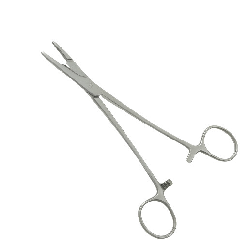 Olsen-Hegar Needle Holder/Suture Scissors, 4.75″, Str., Serrated, Extra Delicate