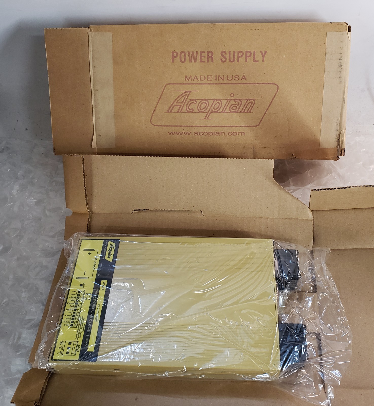 Acopian W12LT6000N 12V 60A (720W) AC-DC Switching Power Supply NEW *OB*