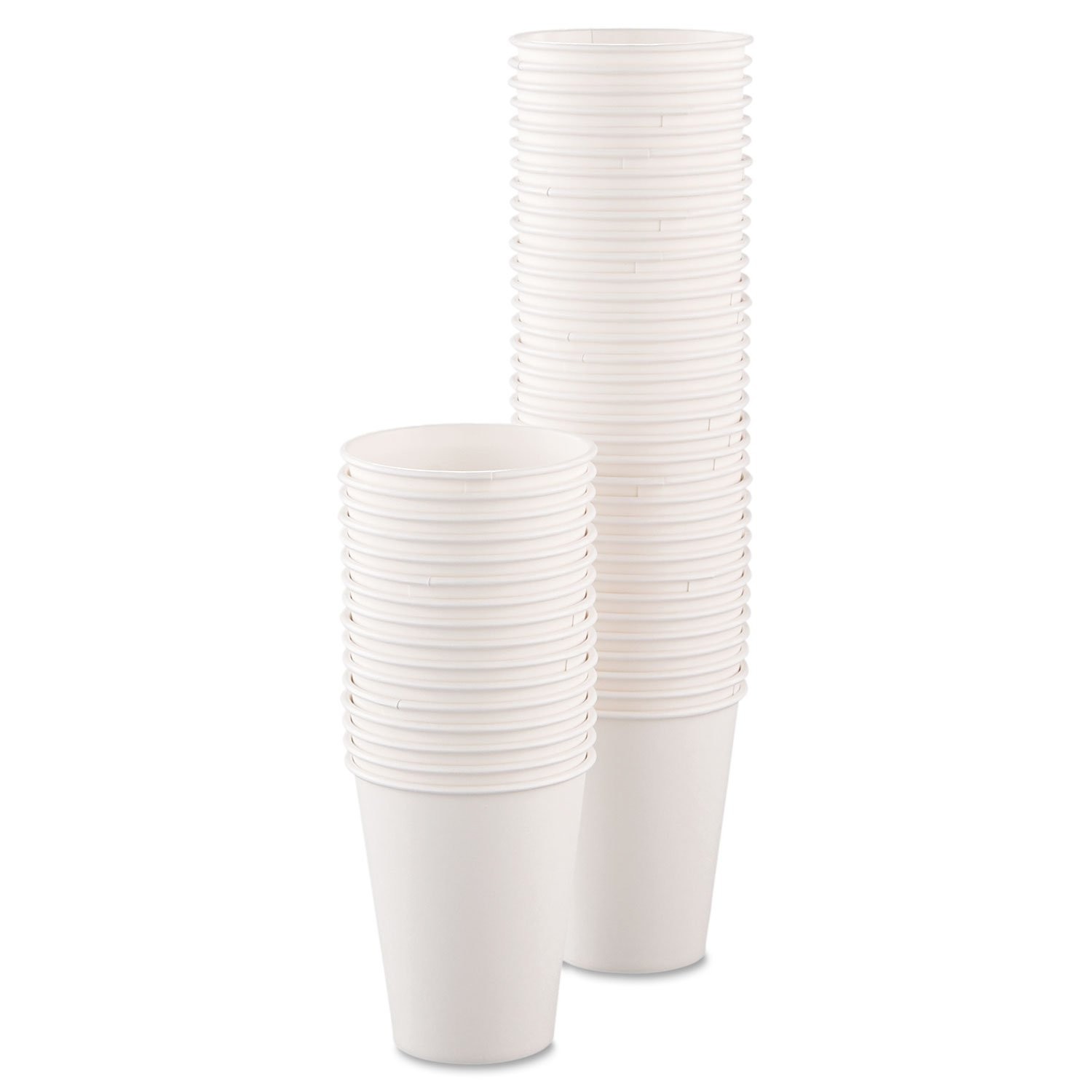 Dart 378W‑2050 Solo 8 oz White Poly-Coated Paper Hot Cup 1,000/Case