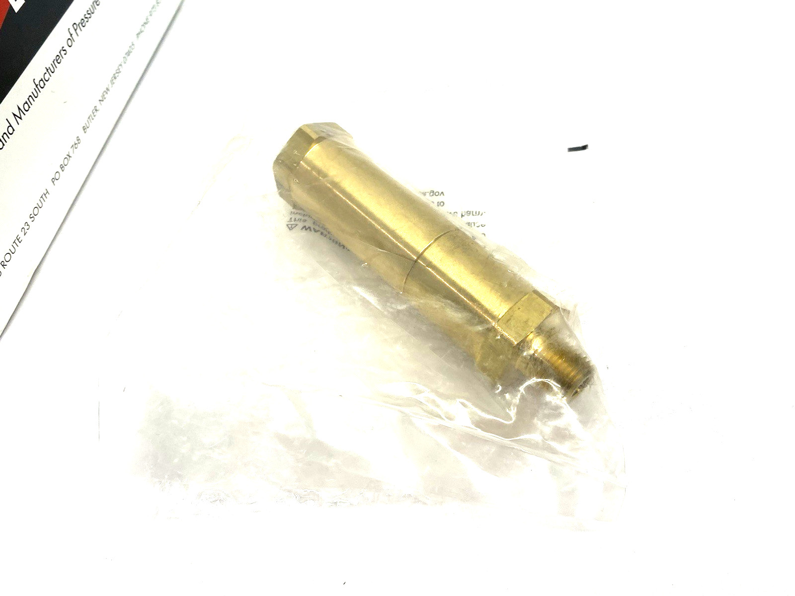 Generant HPRV-250B-T1275 Inline Relief Valve, 1/4″ Male to 1/4″ Female, 1275psi
