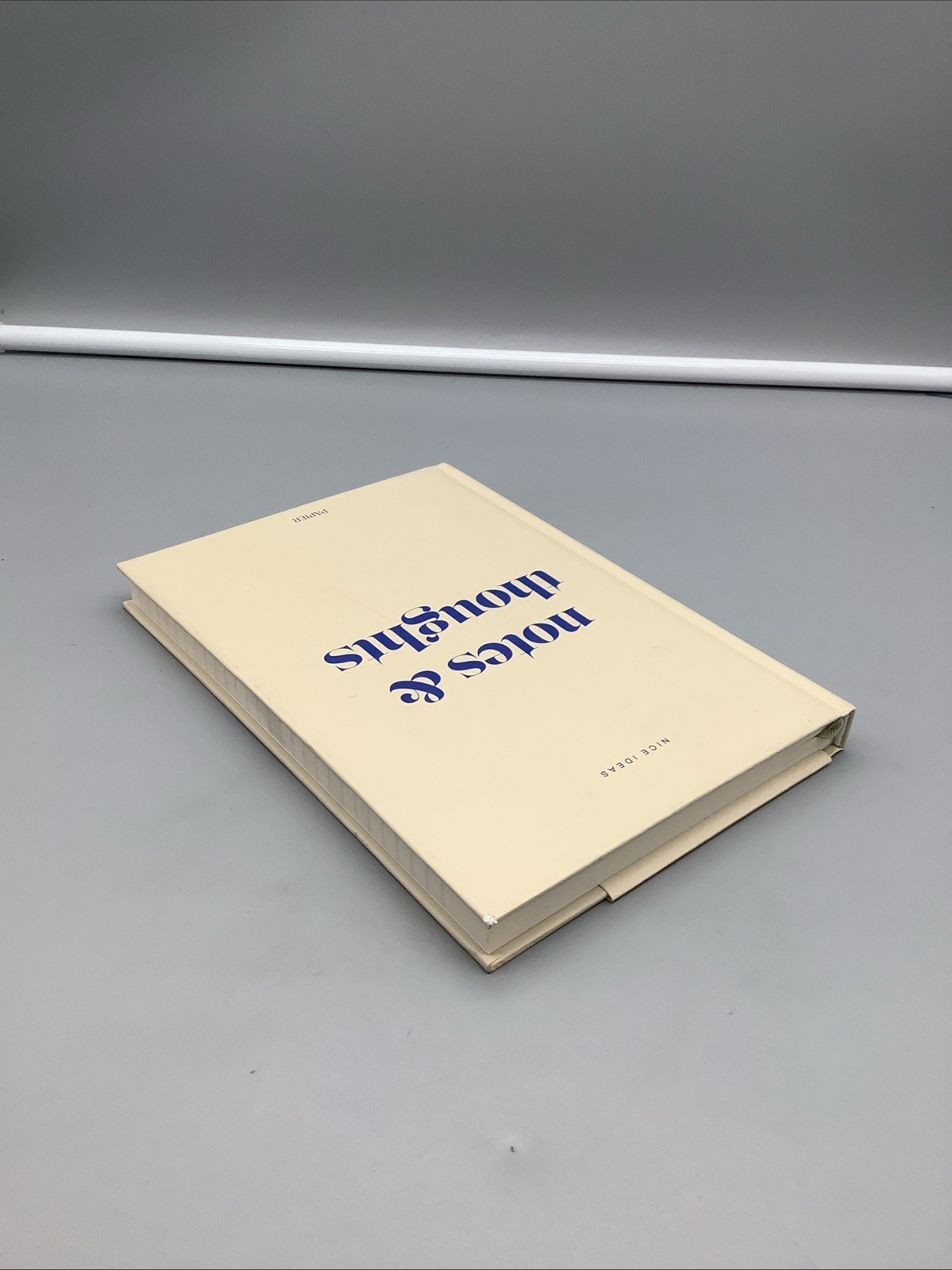 PAPIER – Plain Notebook «Notes & Thoughts» – Hardcover – GOOD Condition