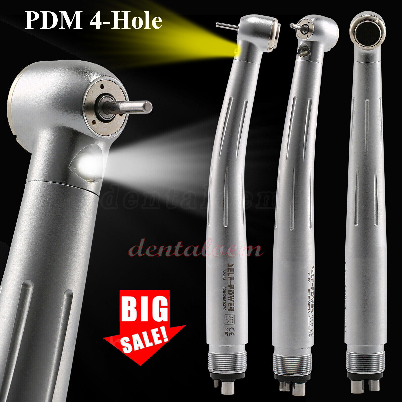 Dental NSK Pana Max LED Self-Power E-generator Fiber Optic High Speed Handpiece