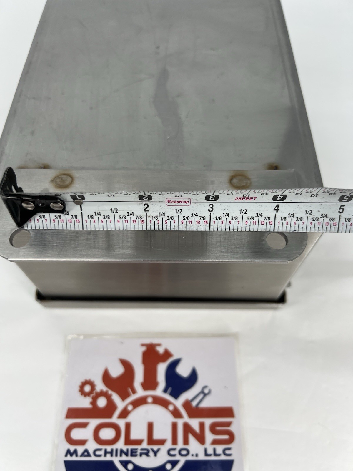 Nvent Hoffman A8064CHNFSS, SS JIC BOX, Type 4X, 8x6x4, Stainless 304, NEMA 3RX