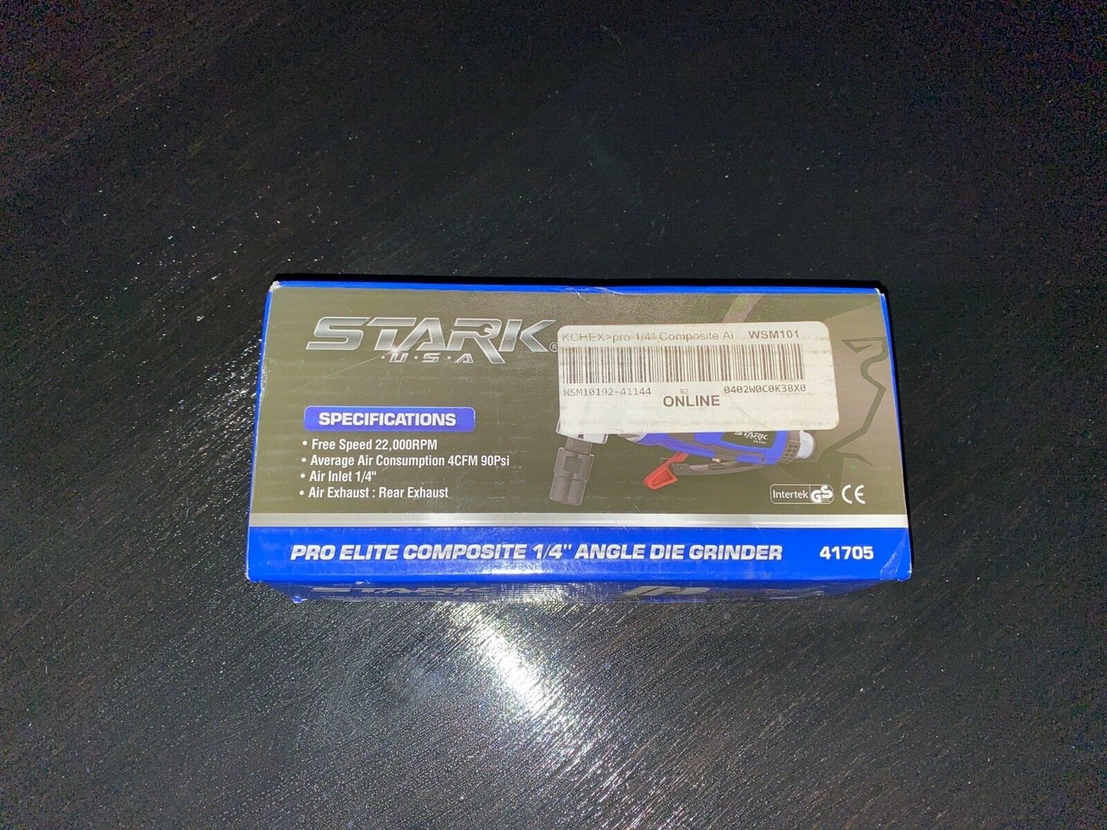 NEW H STARK USA Pro Elite Composite 1/4″ Angle Die Grinder