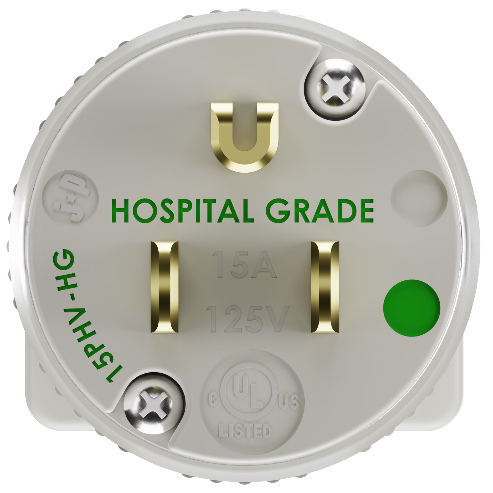15A 110V Hospital Grade Male Plug 120 Volt Equipment Power Cord End Repair 5-15P