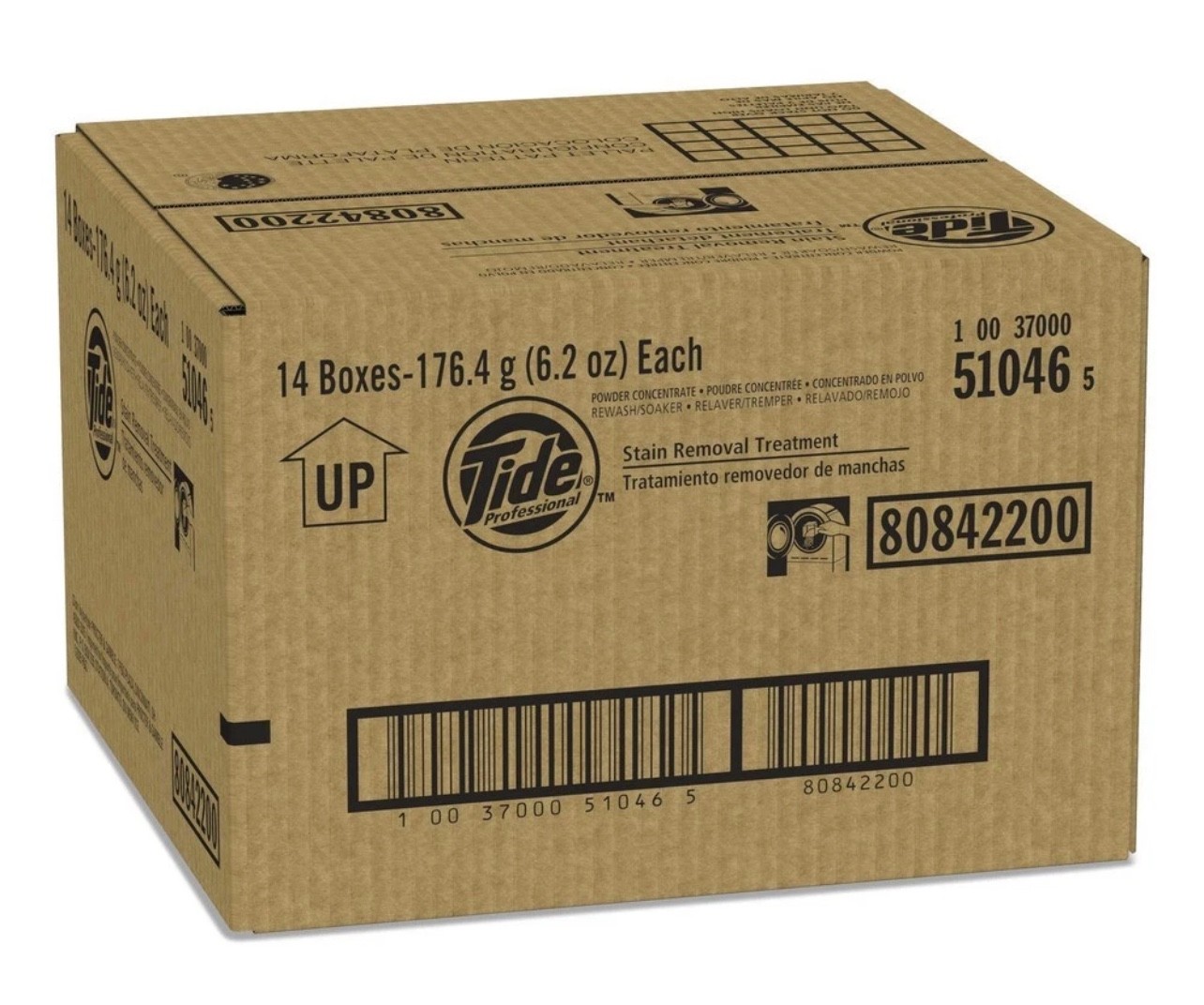 14 Tide Professional Stain Removal Treatment Powder 51046 7.6 oz (1 Case) 5-96