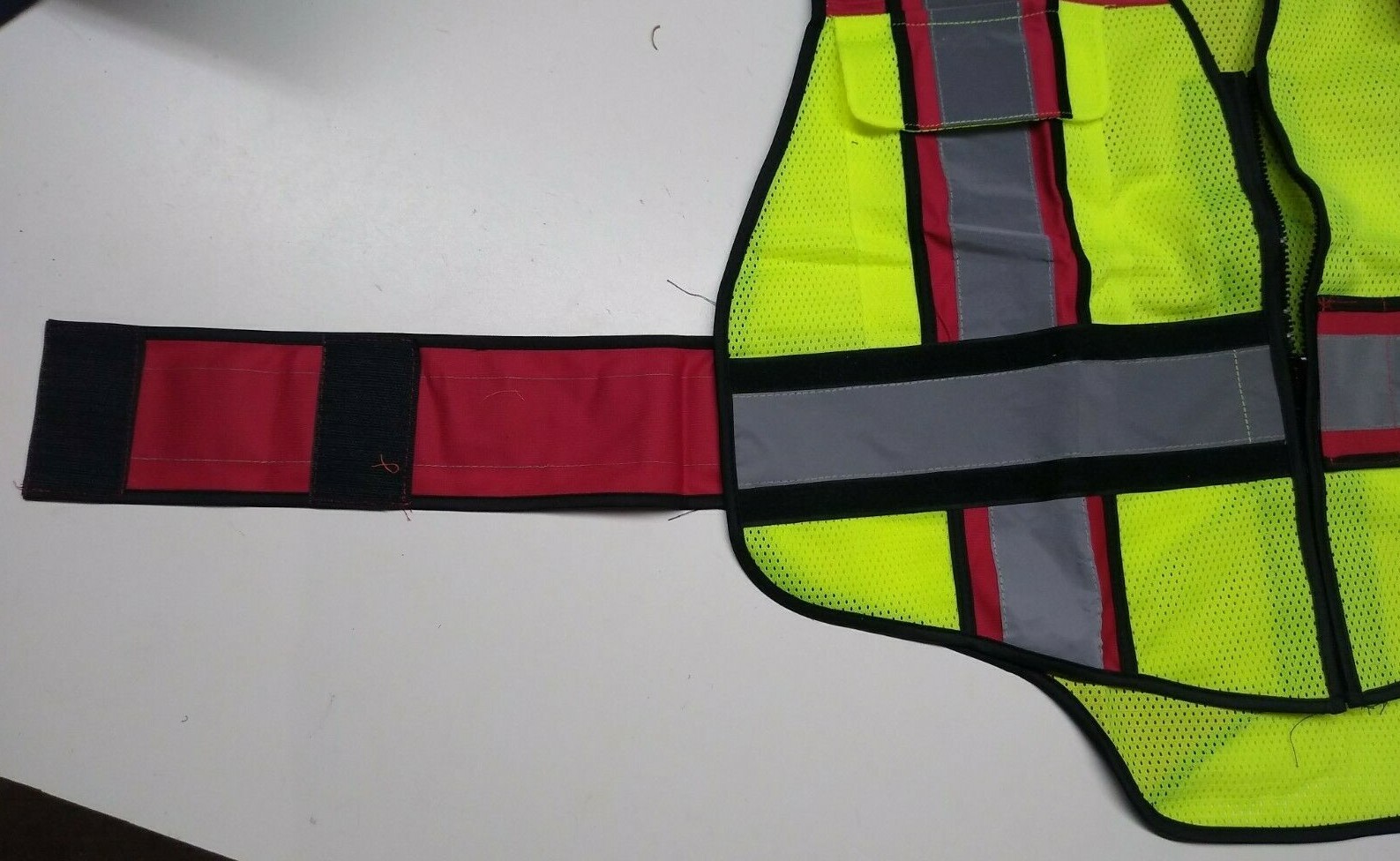 6 Point Breakaway Fire Traffic Reflective Safety Vest Red Size 3XL Hi-Vis