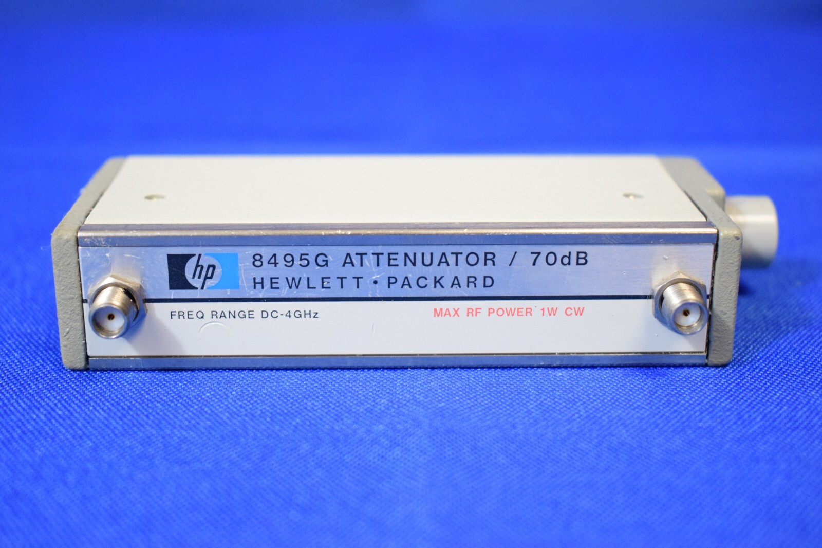 HP 8495G Programmable Step Attenuator, DC to 4 GHz, 0 to 70 dB, 10 dB steps