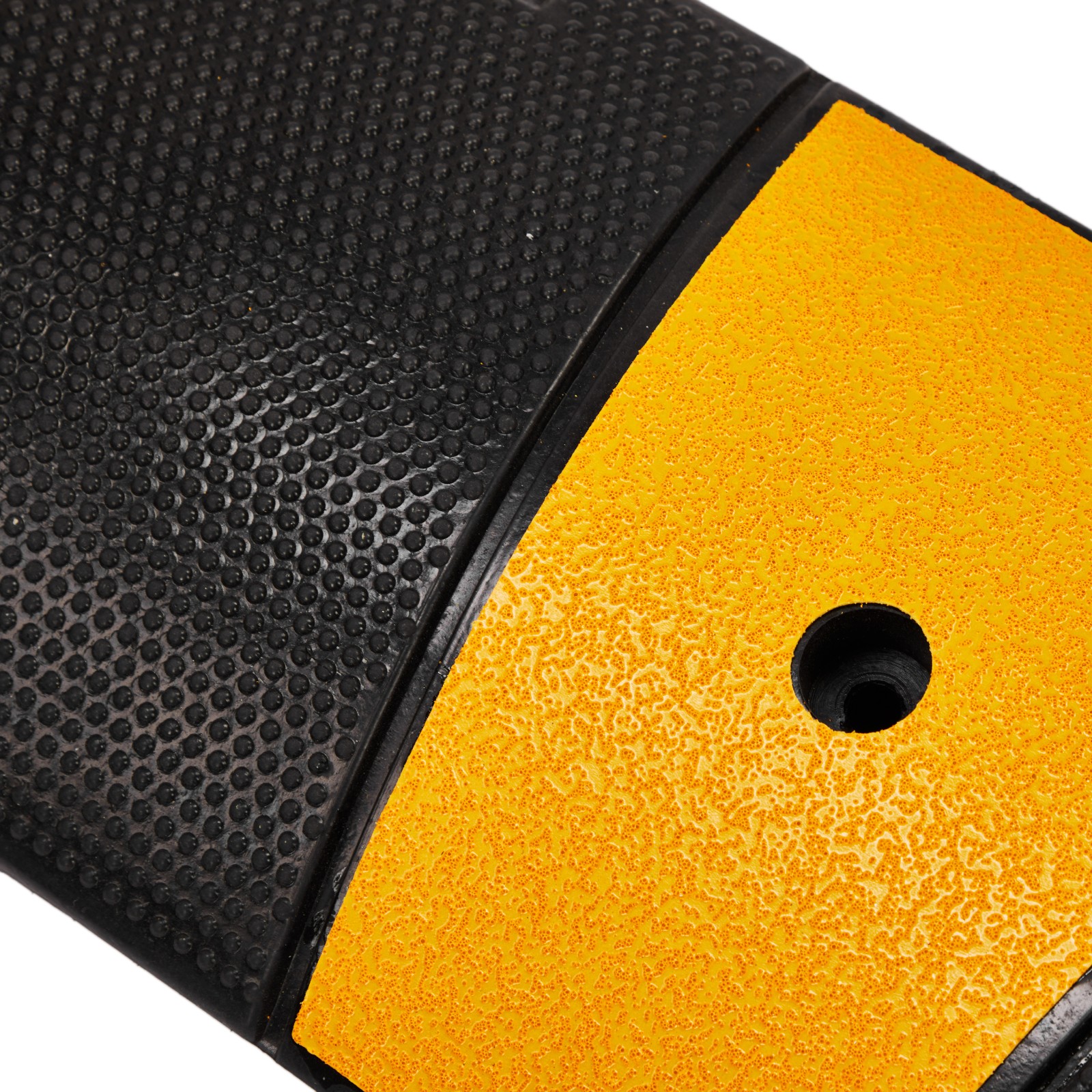 2pcs 72″ Rubber Speed Bump 2 Channel Portable Heavy Duty Speed Hump 22000Lbs