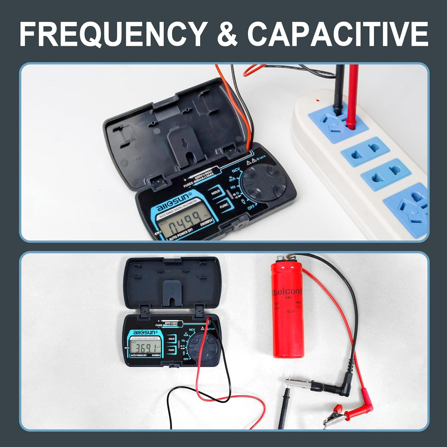 Auto Range Digital Multimeter AC DC Voltage Current NCV Tester Pocket